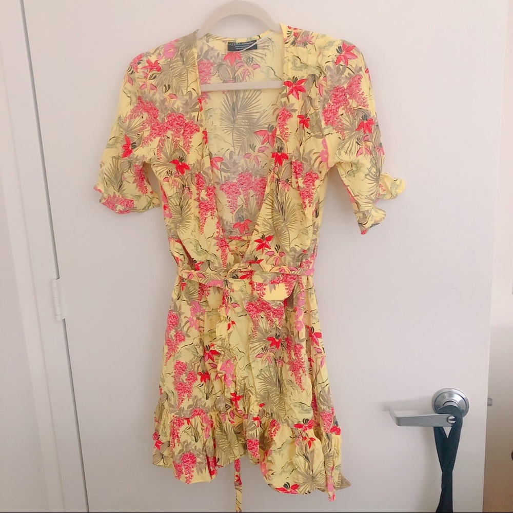 Zara wrap dress